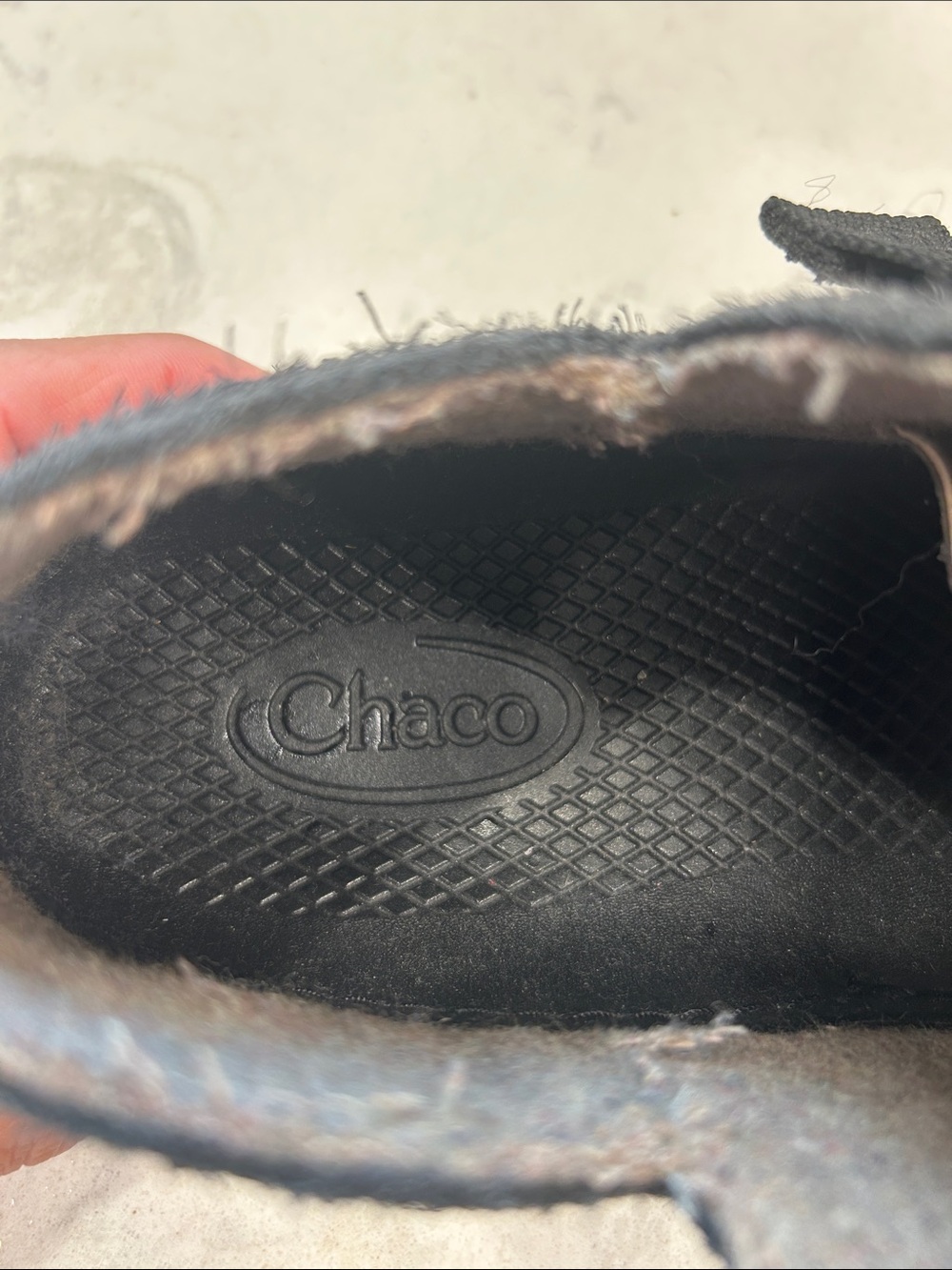 Chaco Paonia Clog Women’s Size 9 Charcoal Suede Wool - Picture 7 of 16